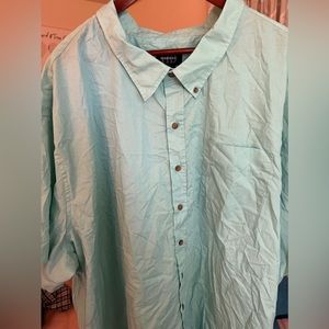 Men’s DXL button up shirt size 6XL Harbor Bay brand